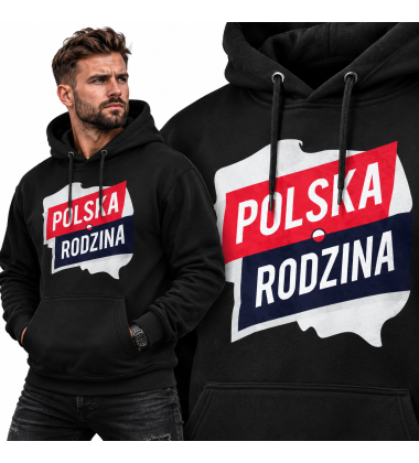 Bluza z kapturem Polska Rodzina